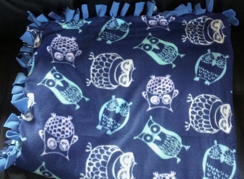 Image of Wise old owl blanket