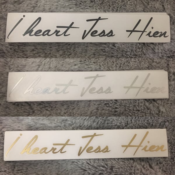 Image of IHJH holographic Vinyl Decals