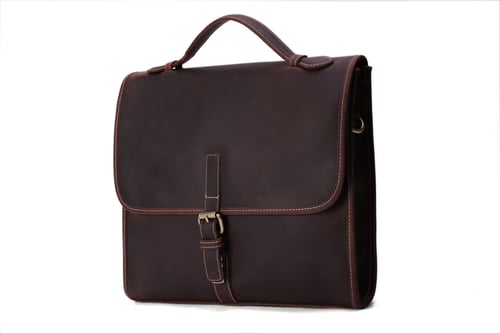 Image of Handcrafted Vintage Men Leather Bag, Men Briefcase, Laptop Bag 8902