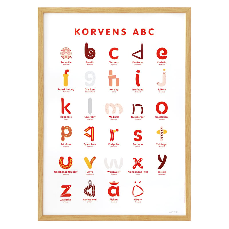 Image of Korvens ABC (affisch)