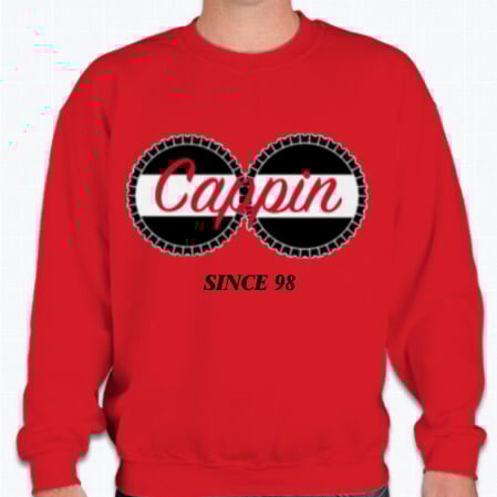 Image of CAPPIN SINCE 98 sweatshirt (Red)