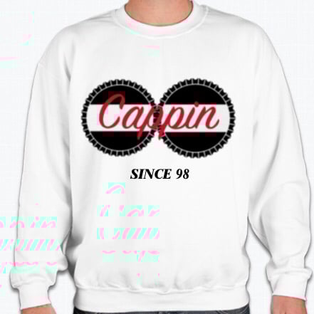 Image of CAPPIN SINCE 98 sweatshirt (White)