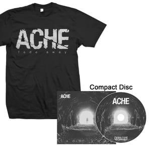 Image of ACHE "Fade Away" CD and Shirt