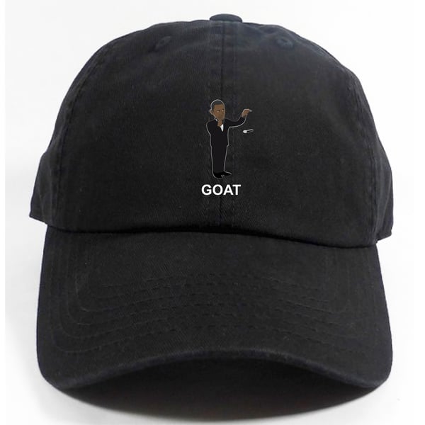 Image of 'OBAMA DROPS MIC - OBAMA GOAT' dad hat