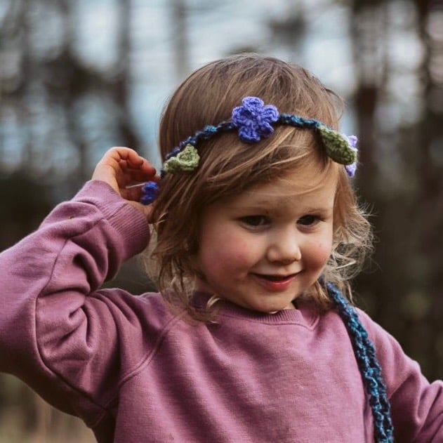 Image of Knit & Crochet Flower Crown