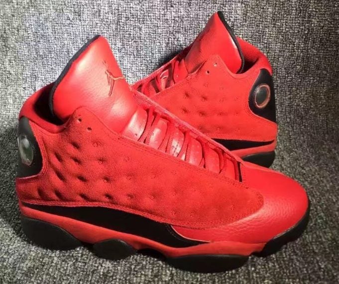 Air jordan 13 red black on sale