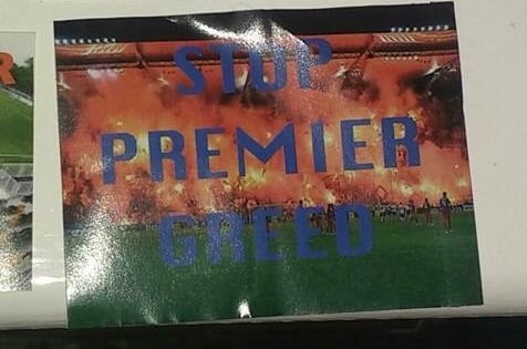 Image of 'Stop premier greed' Pack.