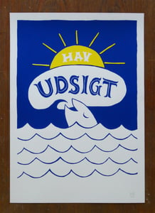 Image of 'Hav Udsigt' serigrafi - screen print