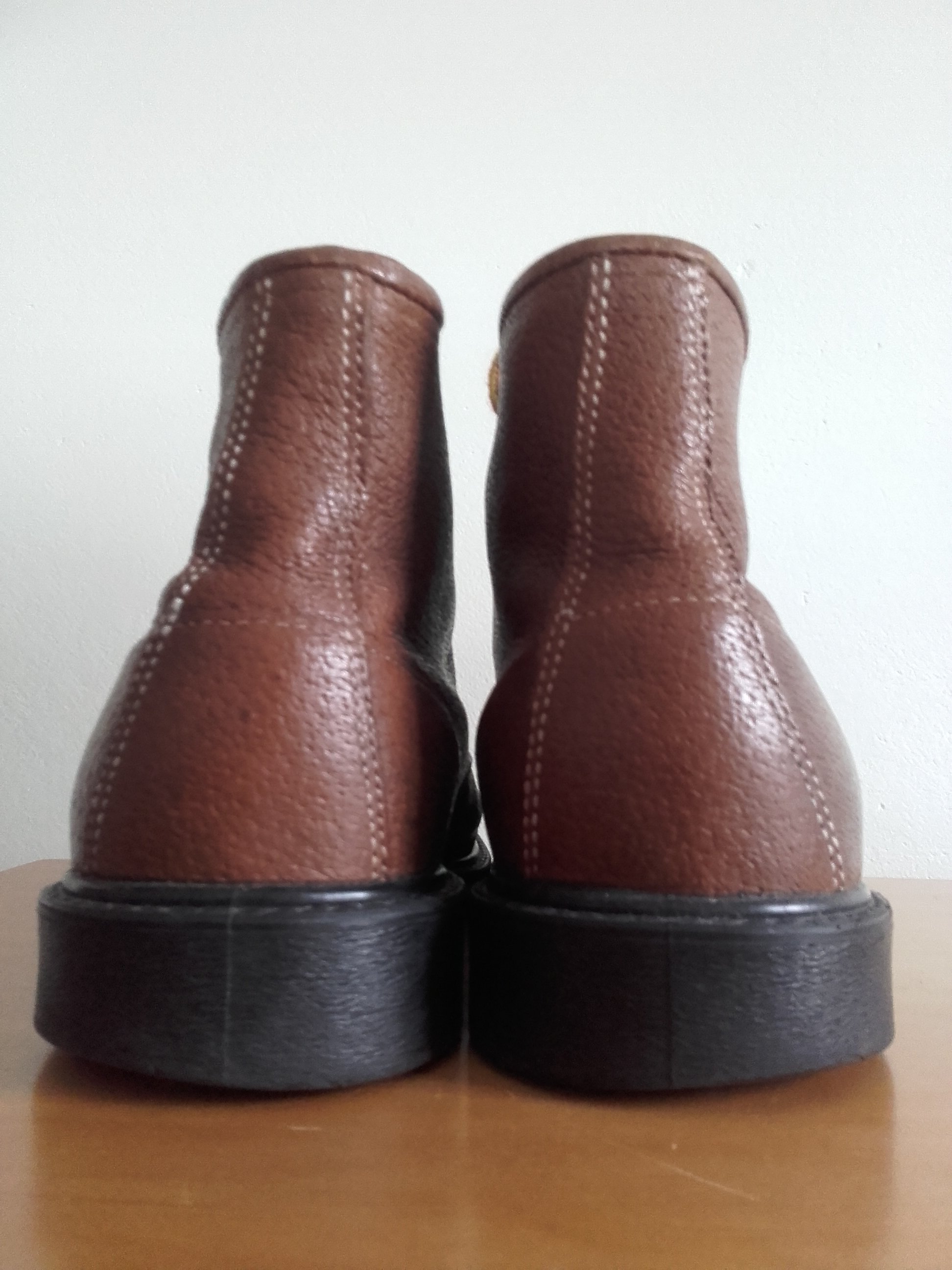 Vintage Wolverine Boar Hide Boot 9.5 E Flute & Rye