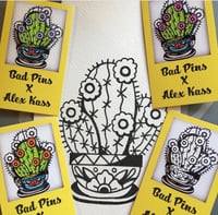 Image 1 of Cactus Lapel Pin by Alex Kass & Bad Pins