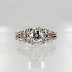 Image of Pink Argyle diamond engagement ring