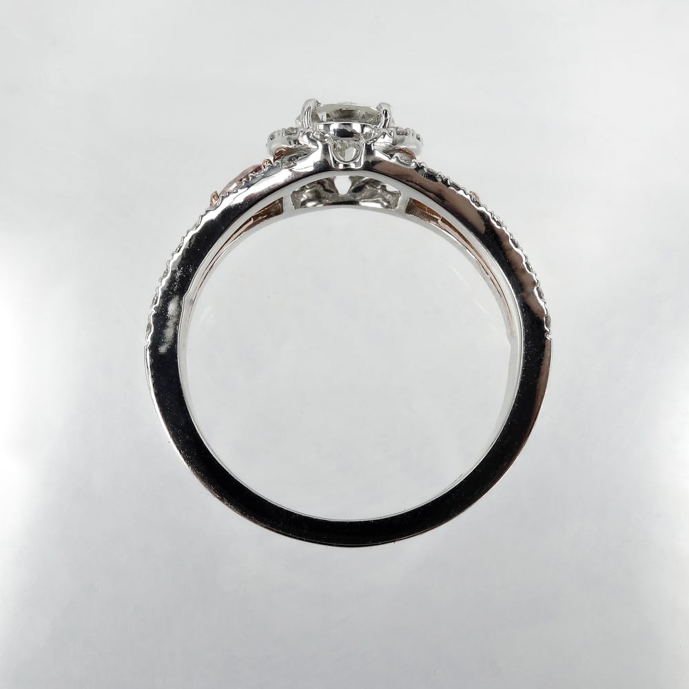 Image of Pink Argyle diamond engagement ring