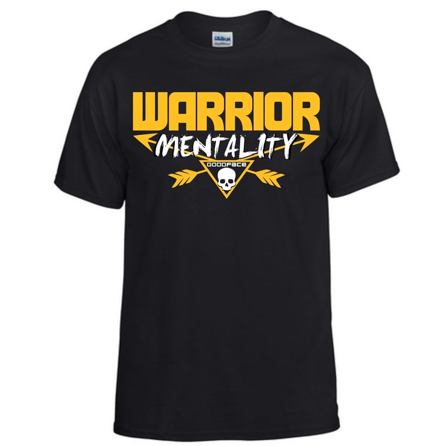 Image of SLATE BLACK "Warrior Mentality" Mens Tees