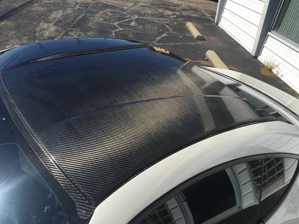 Dry carbon fiber FRS/BRZ/GT86 roof panel / Marsh Composites