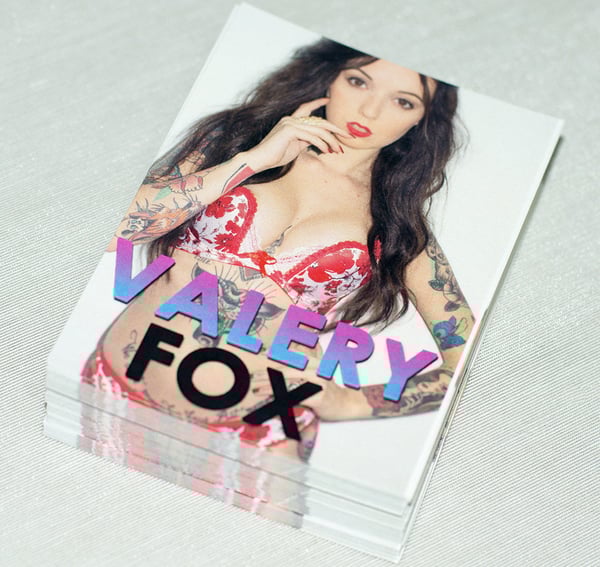 Image of VALERY FOX STICKERS x 1 (RED PASSION)