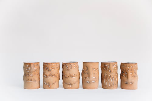 Image of Tiki Cocktail Lady Cups