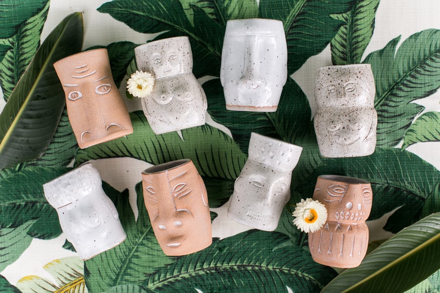 Image of Tiki Cocktail Cups  - Man