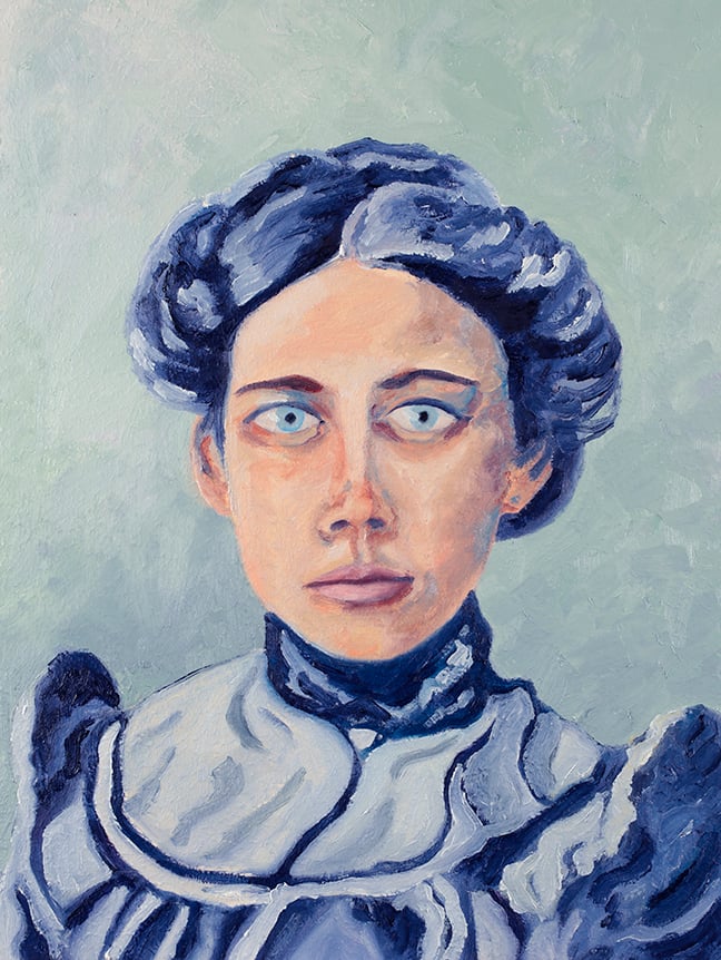 Indigo Ghost Story - Giclèe Print 