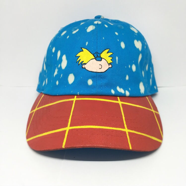 Image of Hey Arnold! Hand-painted Dad Hat