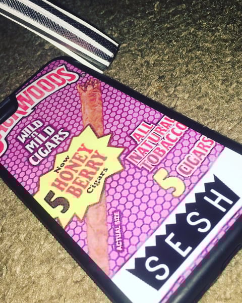 Image of Purple Backwoods iPhone 6s case