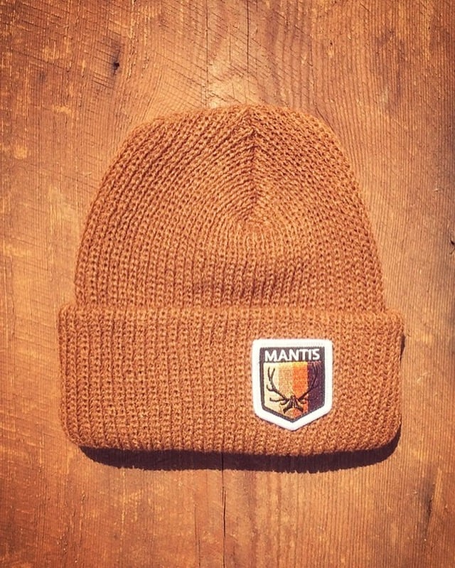 Image of Elk Patch salary cap snowboard beanie
