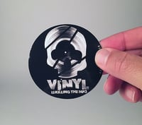Image 1 of "Vinyl is Killing the MP3" vinyl sticker