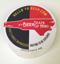 Image 2 of In a Beer State of Mind 3" vinyl sticker