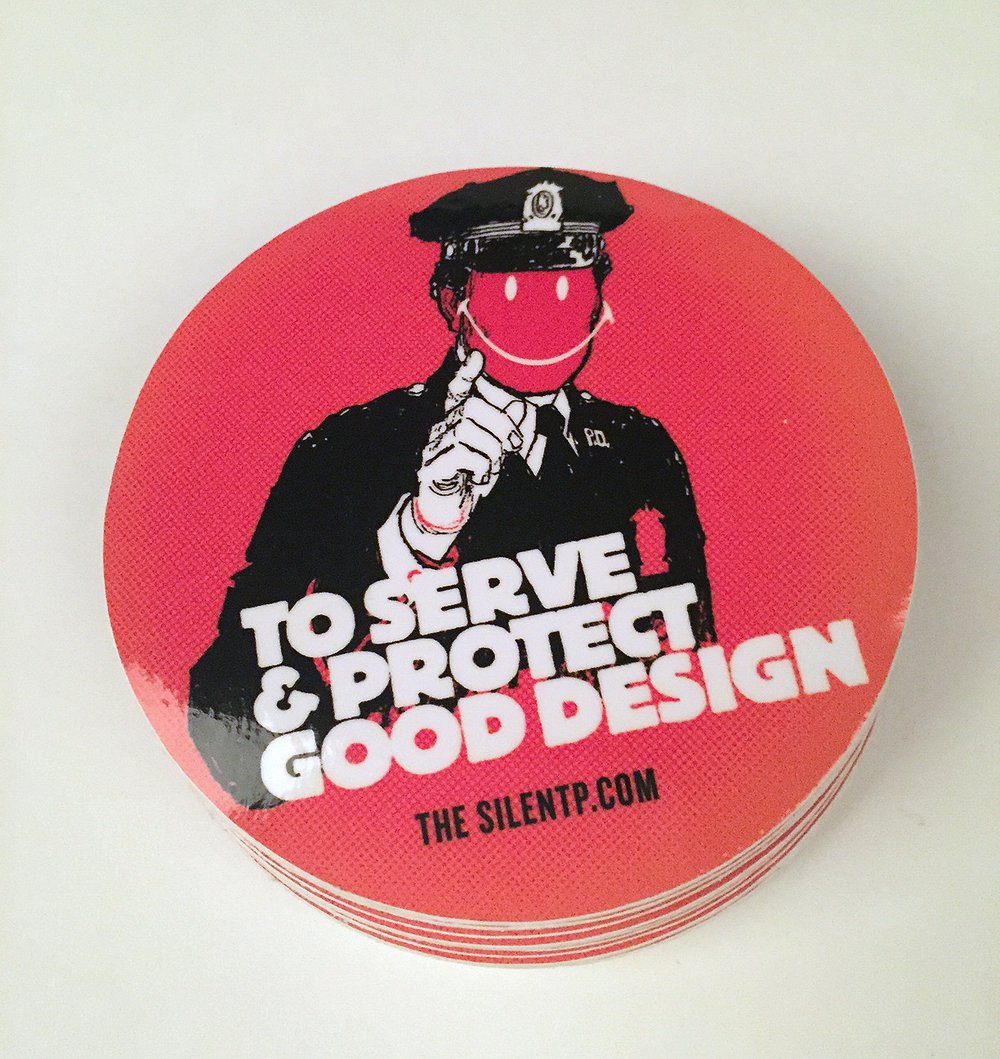 "To Serve and Protect" vinyl sticker