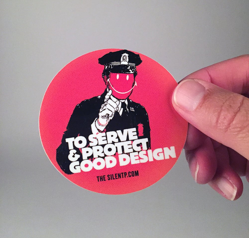 "To Serve and Protect" vinyl sticker