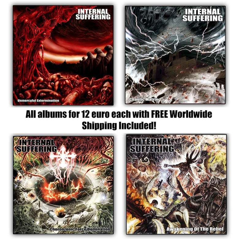 Image of INTERNAL SUFFERING - Albums on CD format