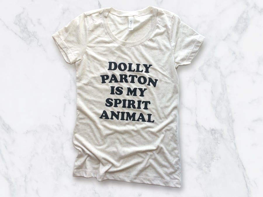 Image of Dolly Parton Screen Printed T-Shirt