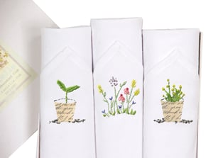 Image of Ladies Hankies: Gardening Set