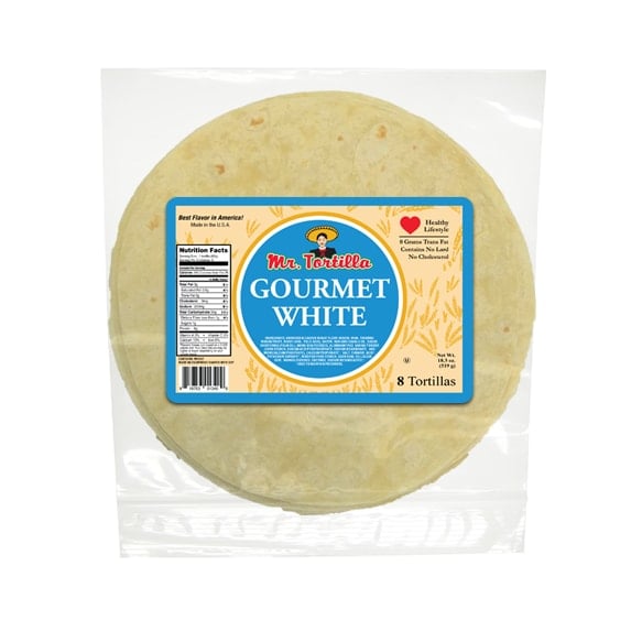 Image of 8" Gourmet White - 8 Count