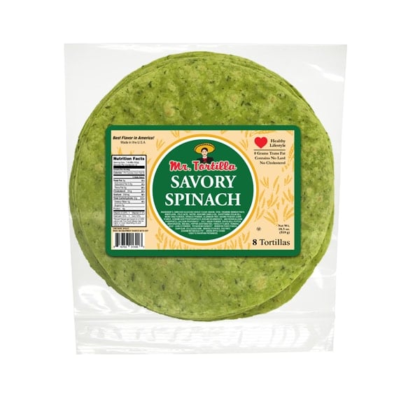 Image of 8" Savory Spinach - 8 Count