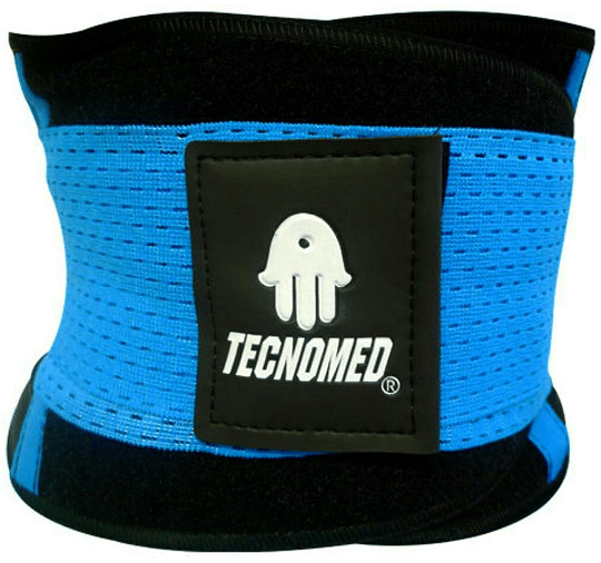 Image of Tecnomed Xtreme Power Fitness Belt, Thermo Shaper. Unisex. BLUE.