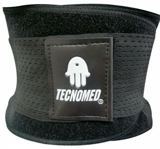 Image of Tecnomed Xtreme Power Fitness Belt, Thermo Shaper. Unisex. BLACK.