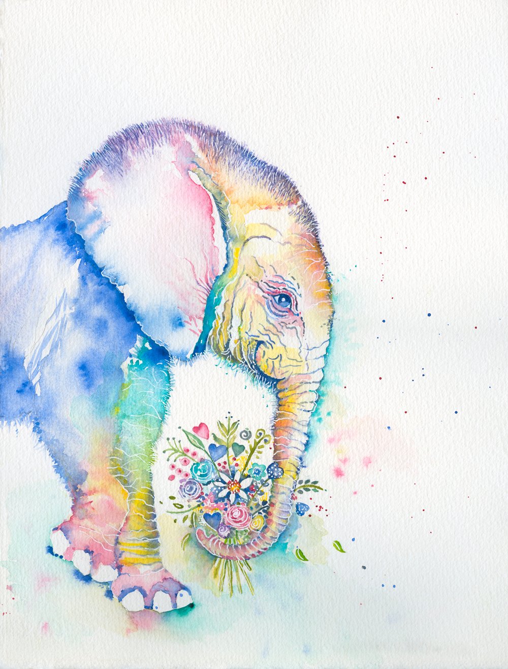 Image of "Tahlee the baby Elephant" with FREE SHIPPING