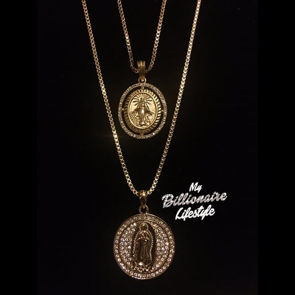 Image of Double Mary Pendant