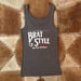 Image of BRAT STYLE WOMEN'S TANK TOP GREY