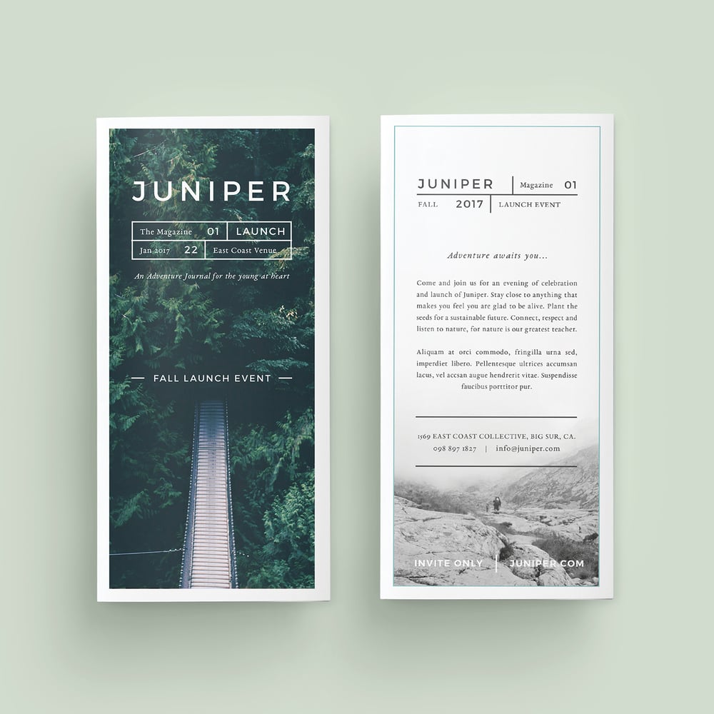 Image of J U N I P E R Trifold Brochure