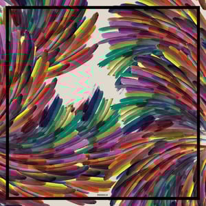 Image of PAÑUELO DE SEDA TRAZOS