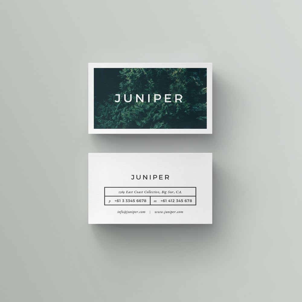 Image of J U N I P E R Business Card