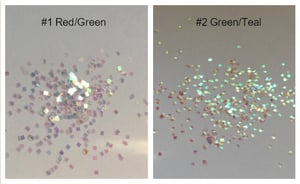 Image of Iridescent Color-Shift Square Glitter 1mm