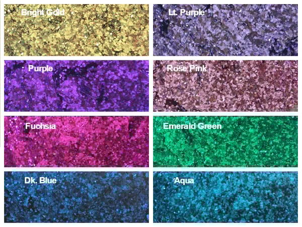 Image of Metallic Square Glitter 1mm