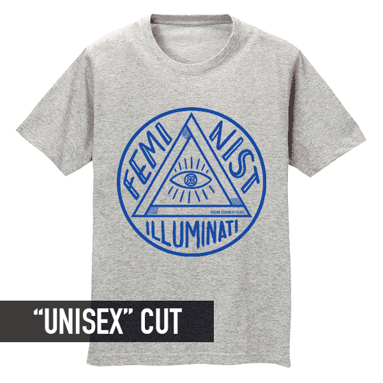 Image of Feminist Illuminati T-shirt PRE-ORDER