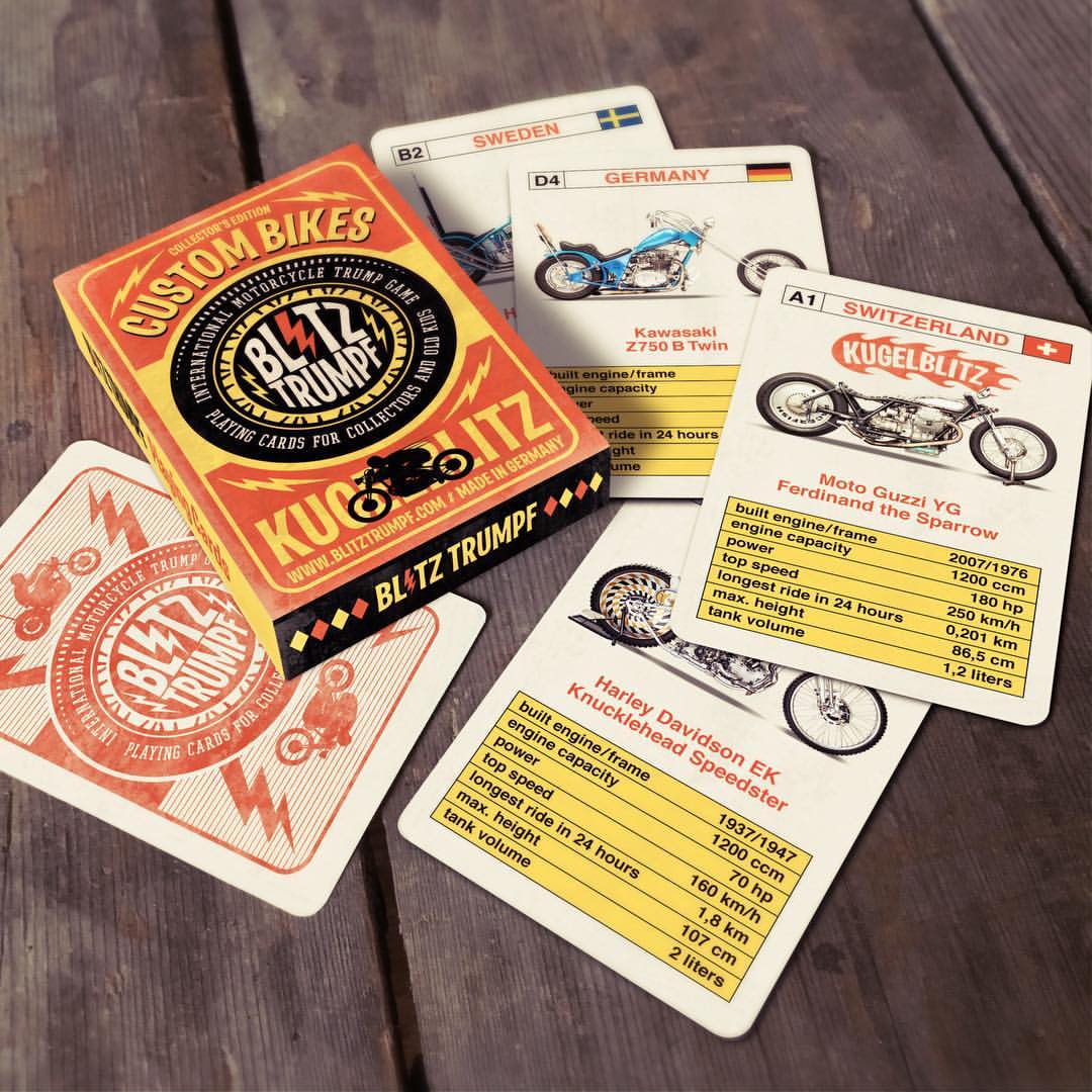 Image of BLITZ TRUMPF card game "Custom bikes"