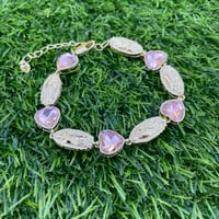 Image 2 of Virgencita with heart stone bracelet