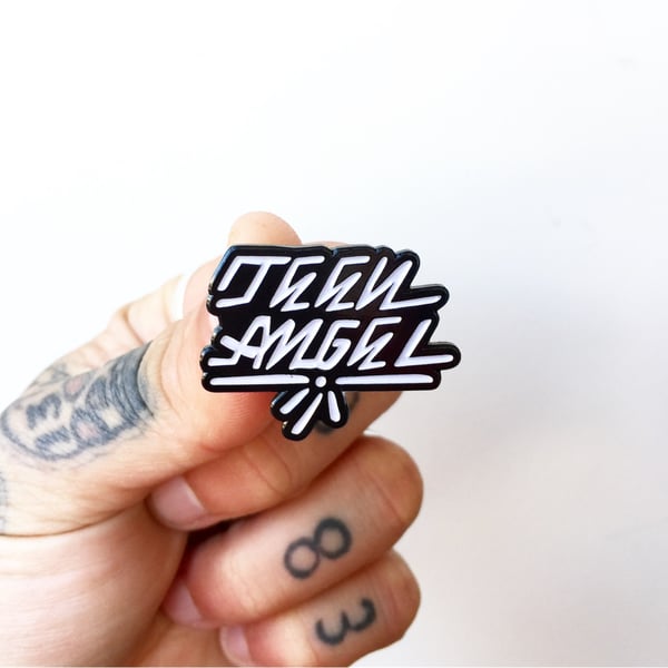 Image of Official Teen Angel Signature Lapel Pin