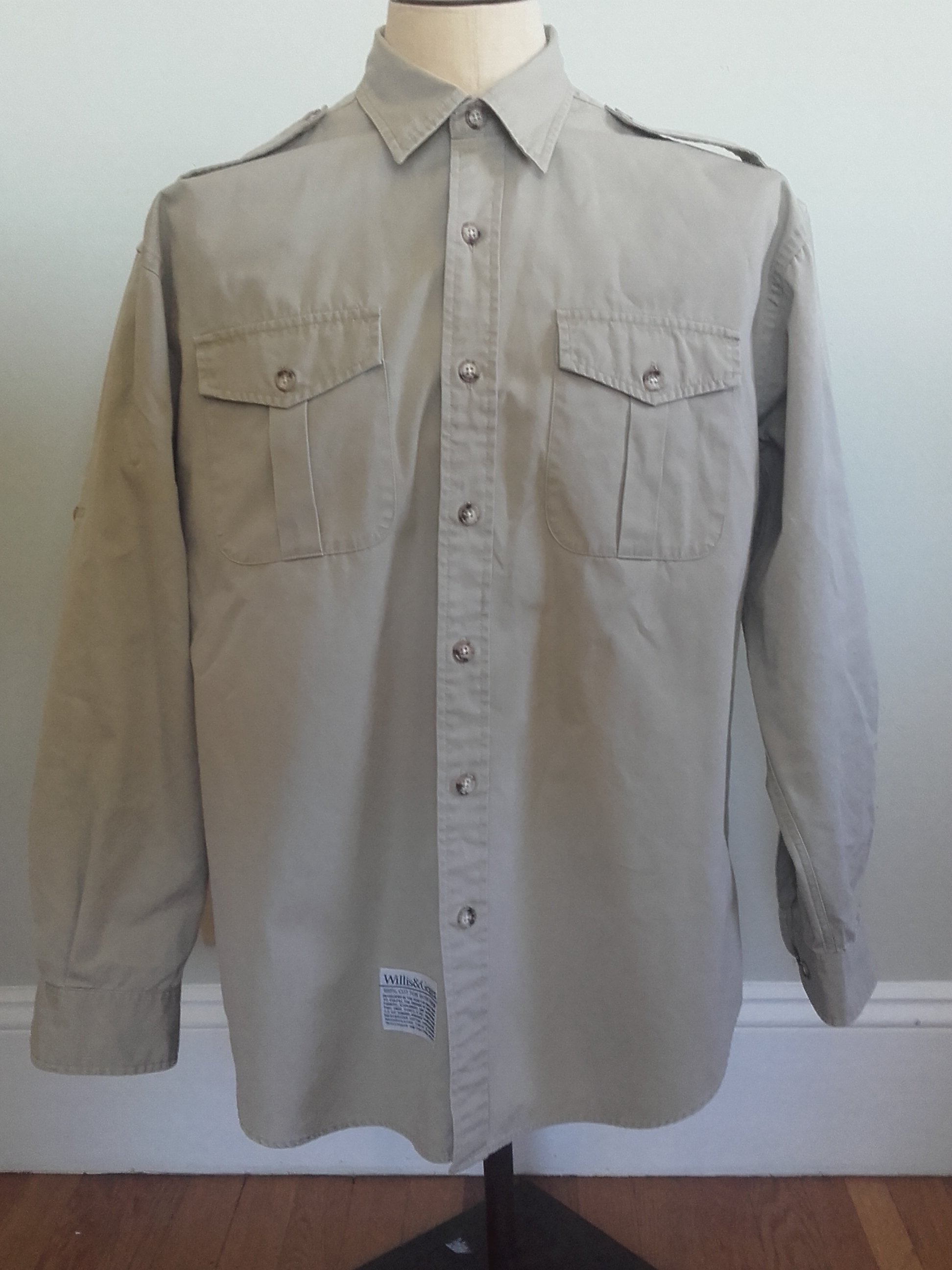poplin safari shirt