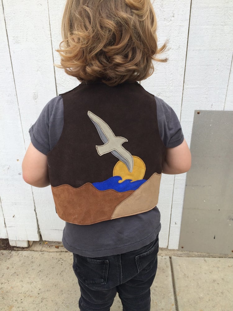 Image of COSTA SUR- Kids Canyon Suede Vest